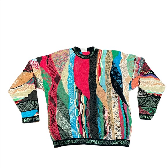 Vintage Coogi Crew Neck Sweater Vibrant 